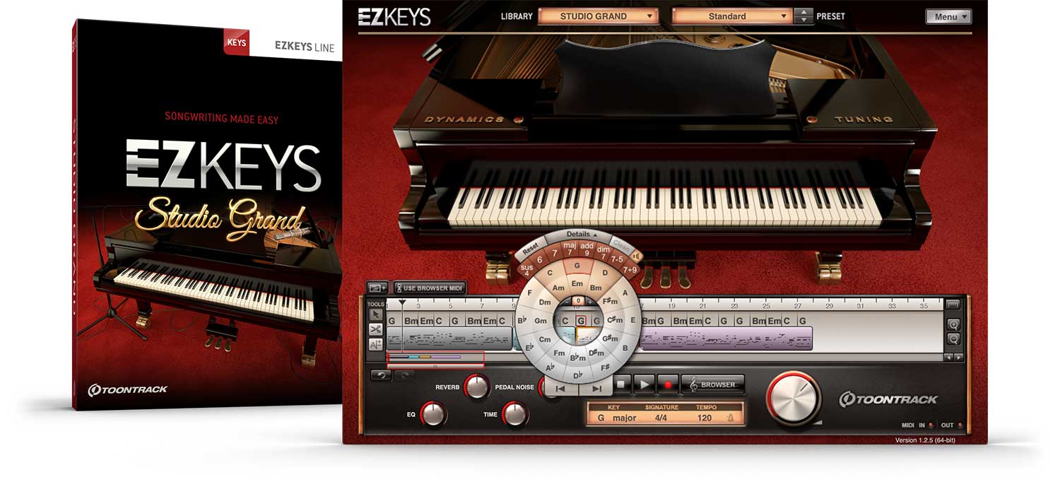 Toontrack EKX EZkeys -  Studio Grand